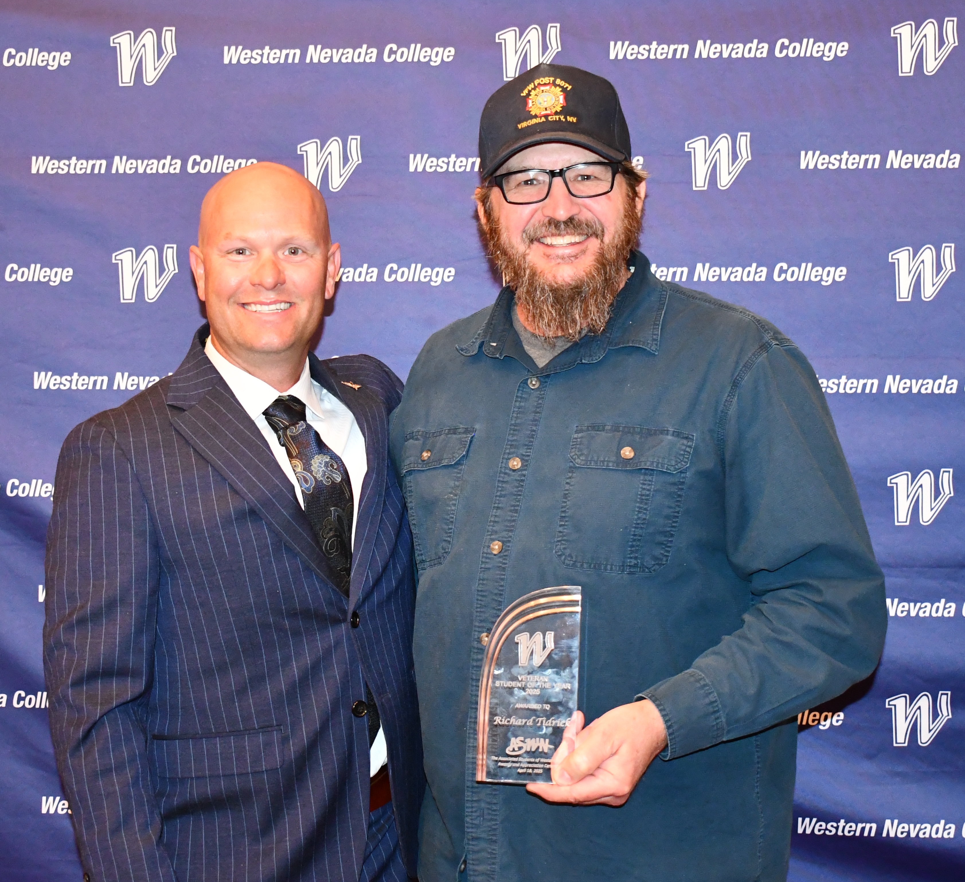 Rich Tidrick Honored as Veteran Student of the Year During ASWN 2025 Awards Ceremony