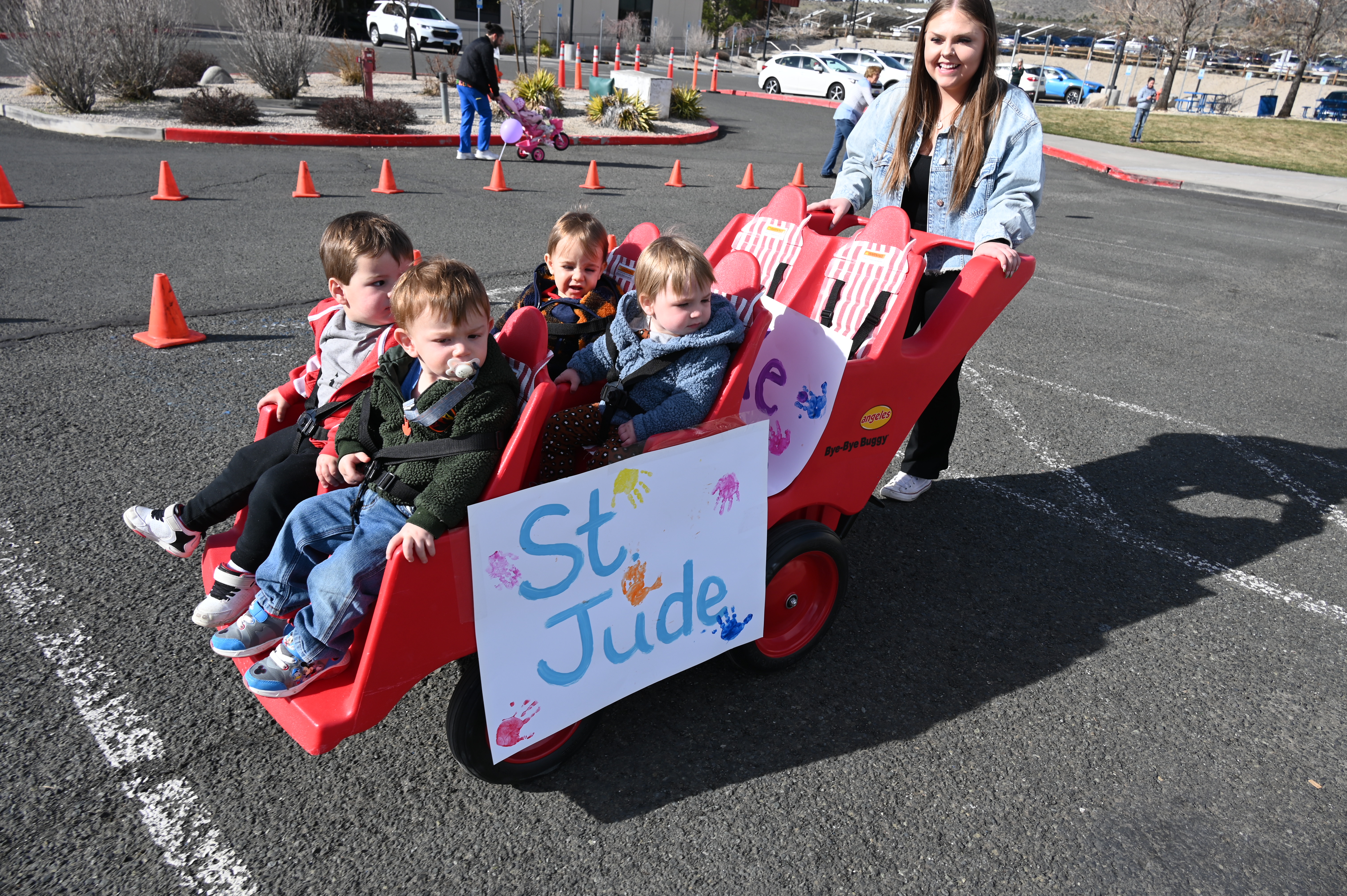 Children of all ages participated in the fundraiser for St. Jude