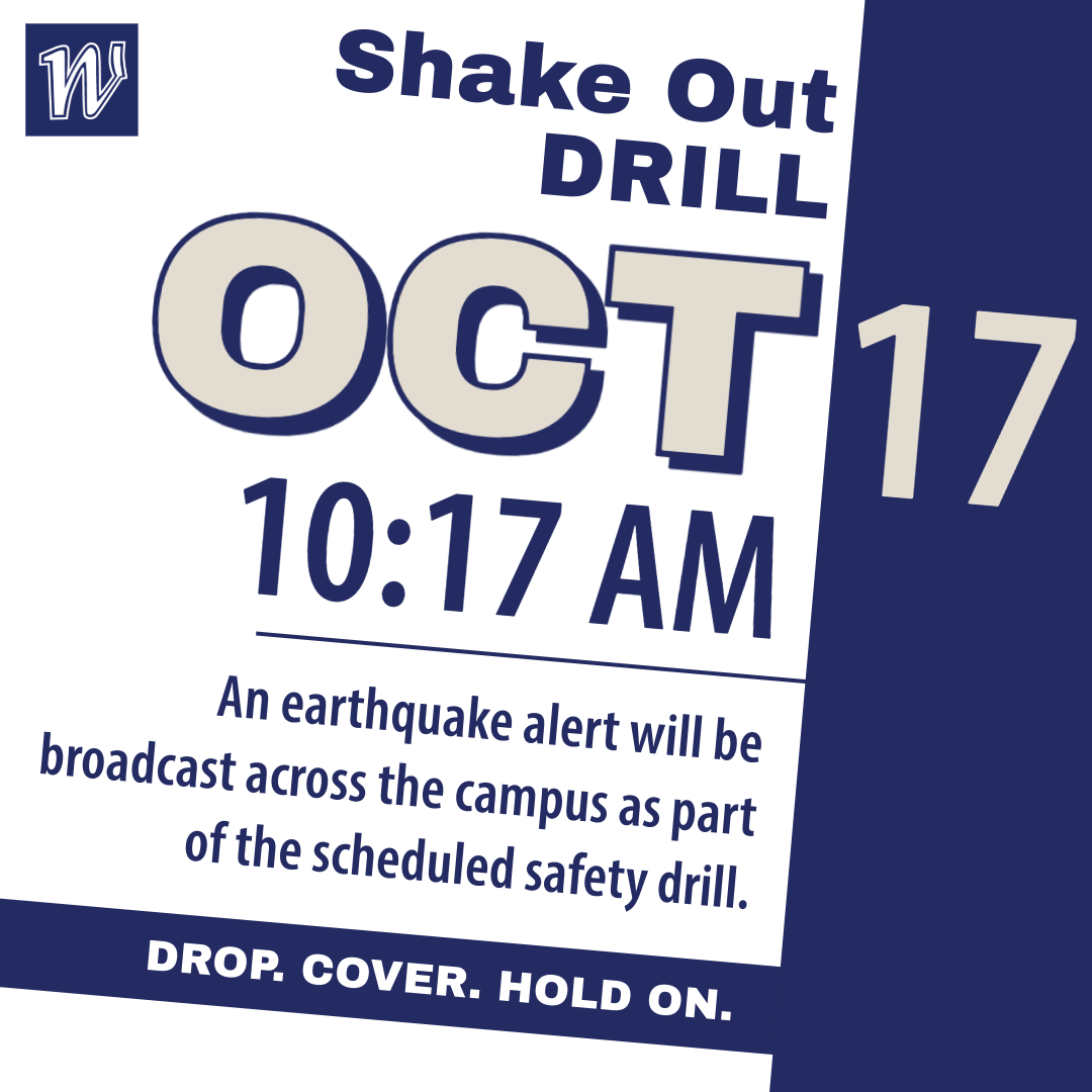 The Great Nevada ShakeOut takes place on Oct. 17 at 10:17 a.m. Don't forget to drop, cover and hold on.