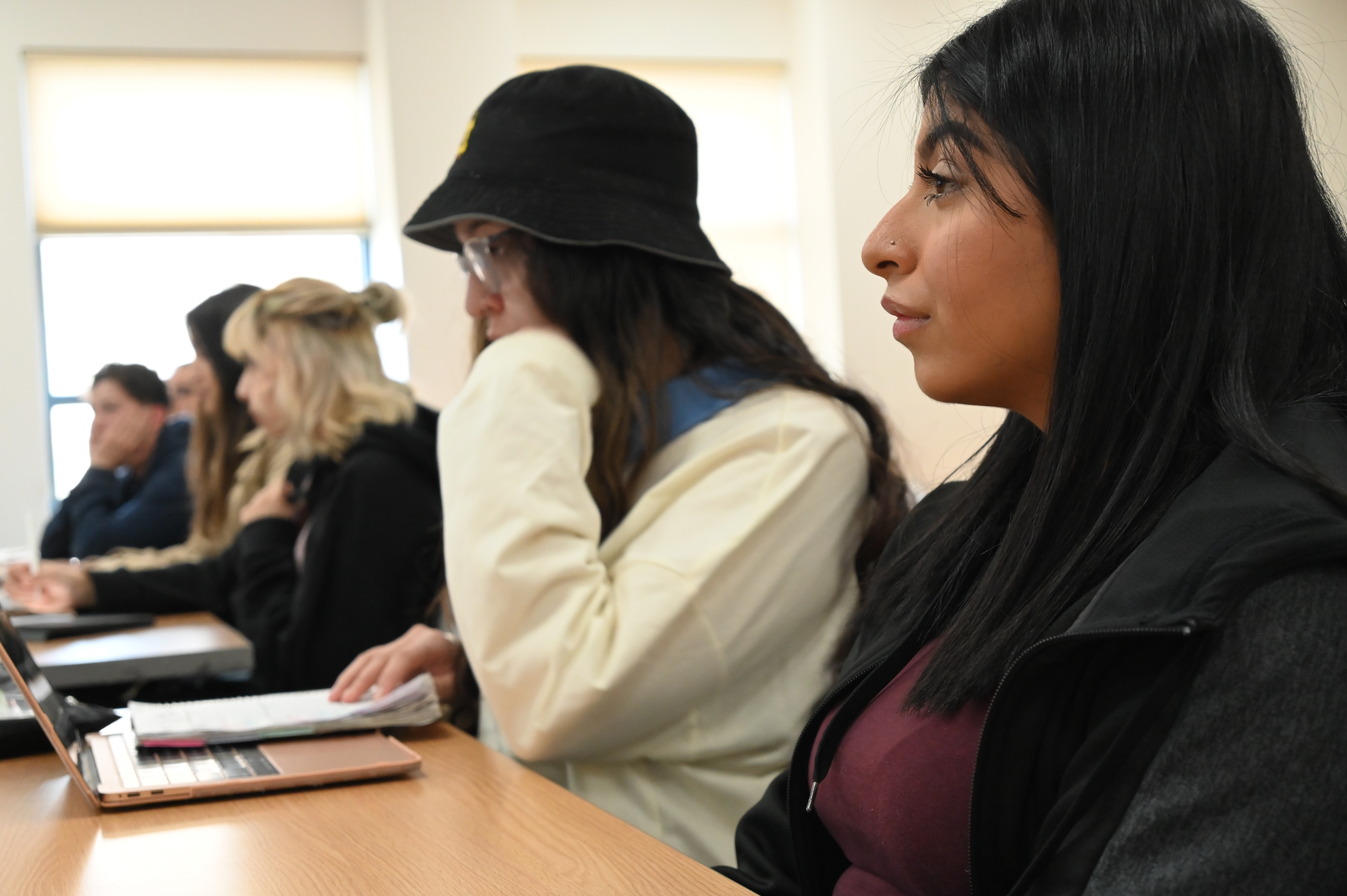 Students in class