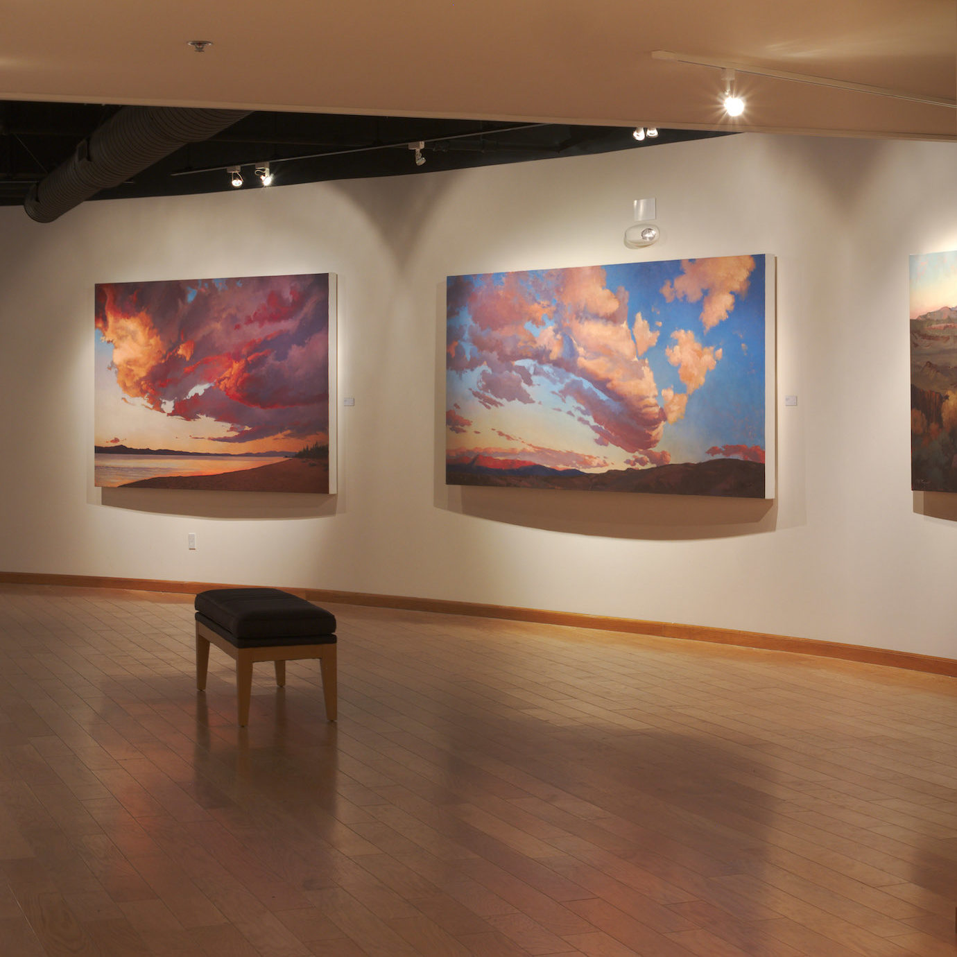 Western Sky Paintings Brighten Main Gallery