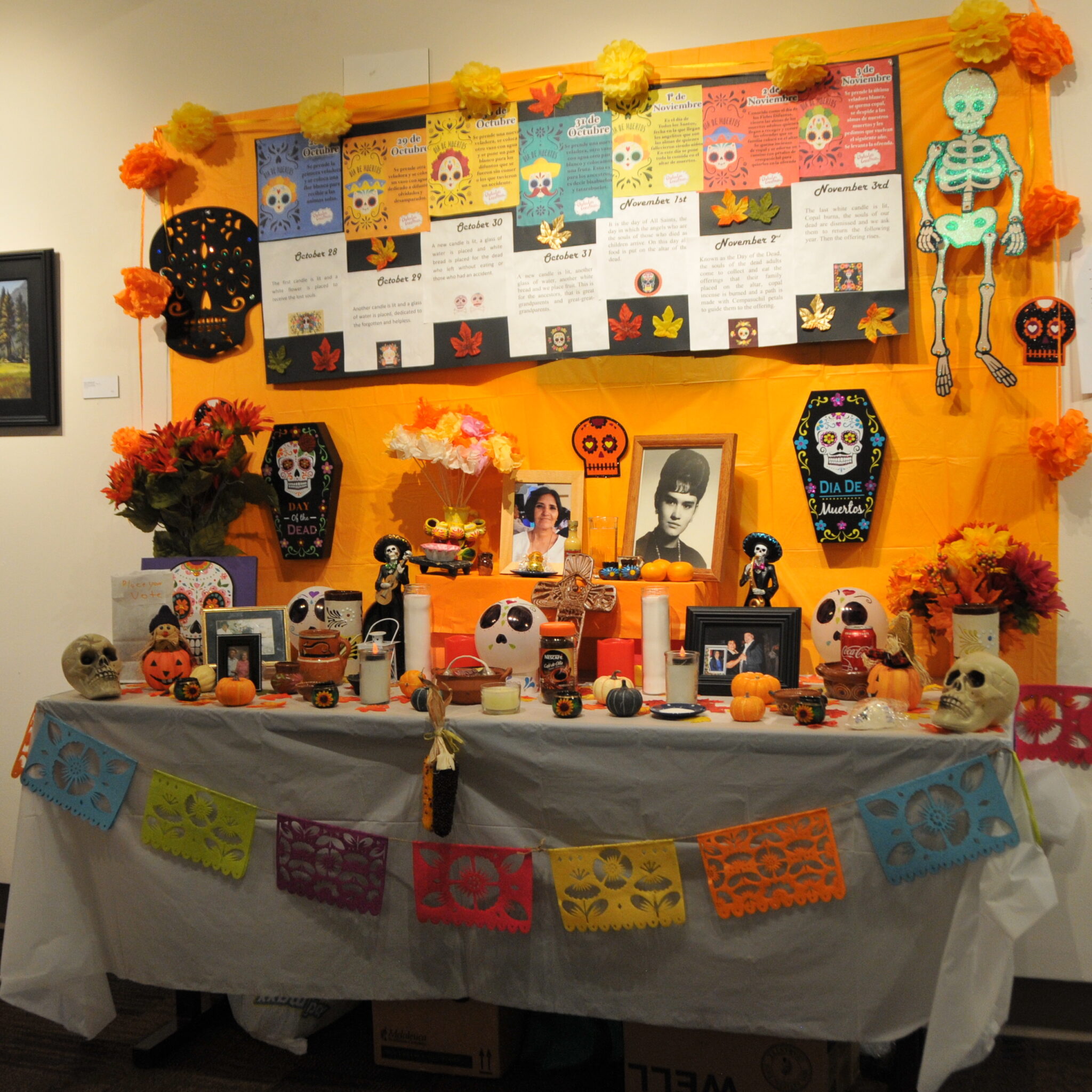 Celebrate Dia de los Muertos on Thursday, Nov. 3