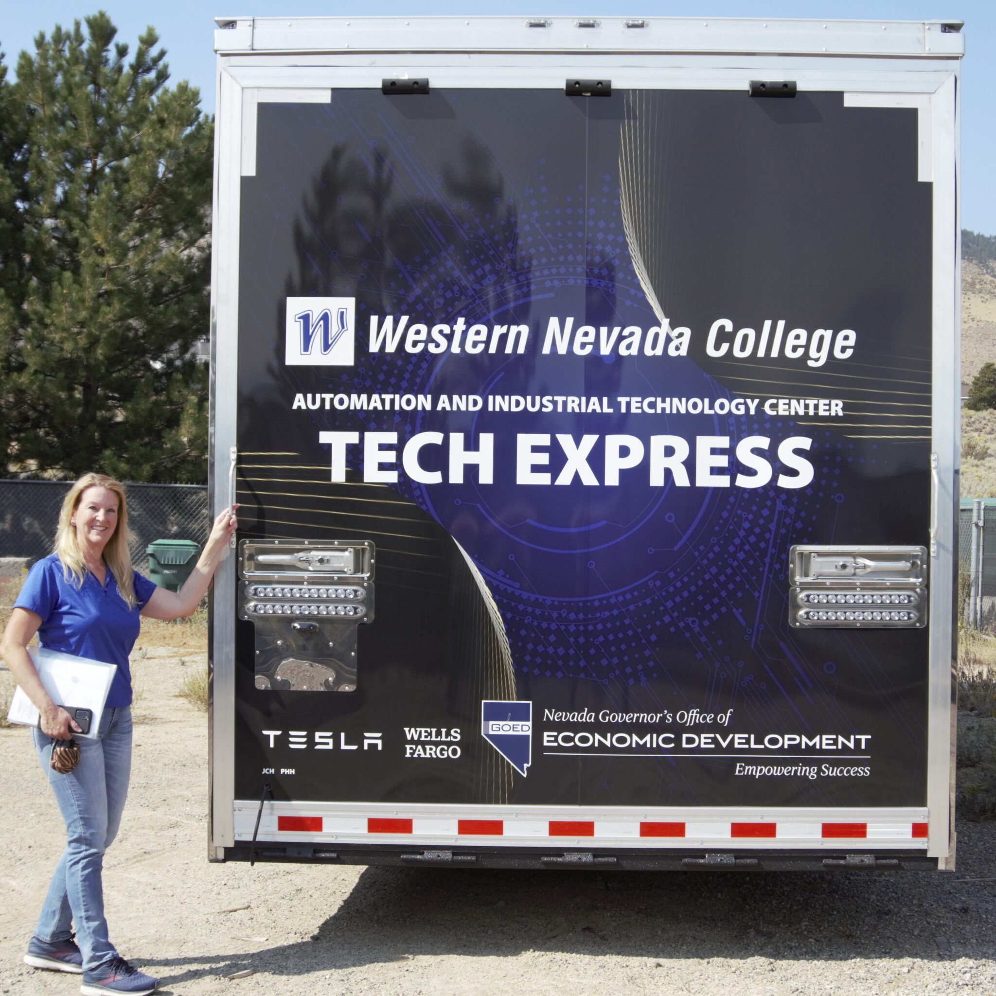 AIT’s Tech Express Training Lab Arrives at Campus