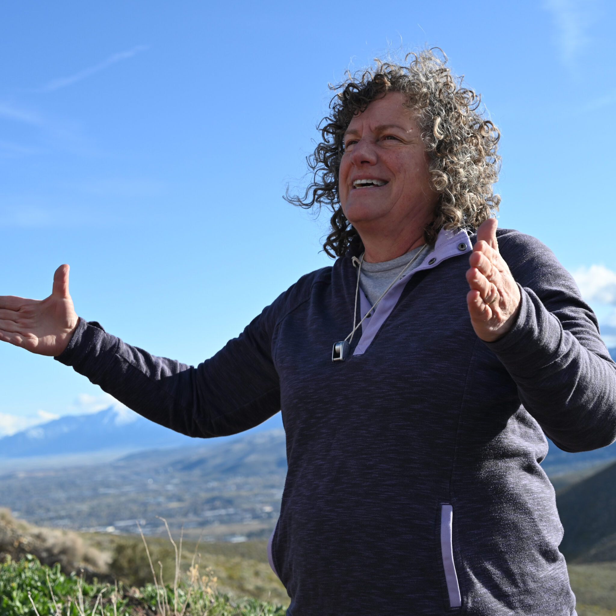Dr. Kortemeier Leads Tour to Carson City Volcano