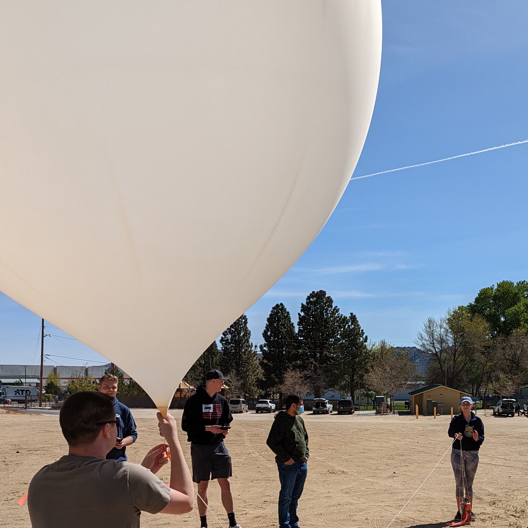 Students Send Helium-Filled Balloon to Schurz, Nev.